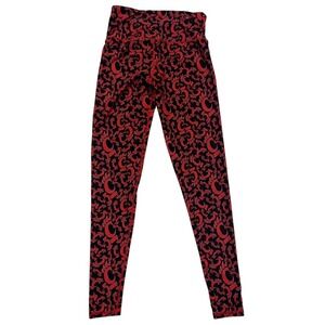ZooZatz Extra Small Leggings Red Black‎ UC Bearcats Print Athleisure Activewear